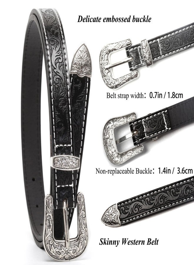 Wojgzon Western Fashion Cowgirl Cowboy belts for Girls Women Boys Jeans Pants Dresses - Image 3